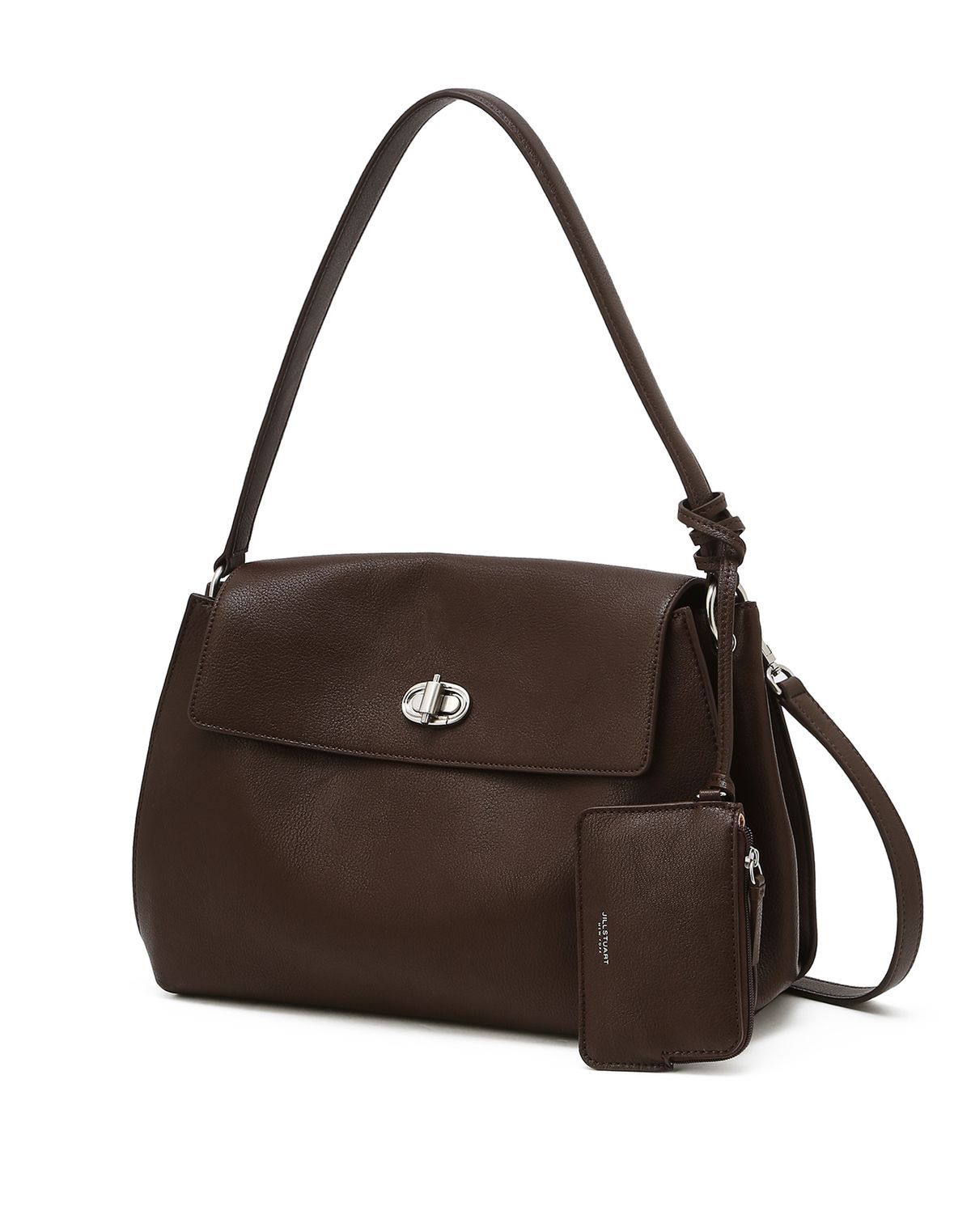 질스튜어트액세서리(JILLSTUART ACC) [AUBE] 가죽 오브 장식 숄더백 M 2color