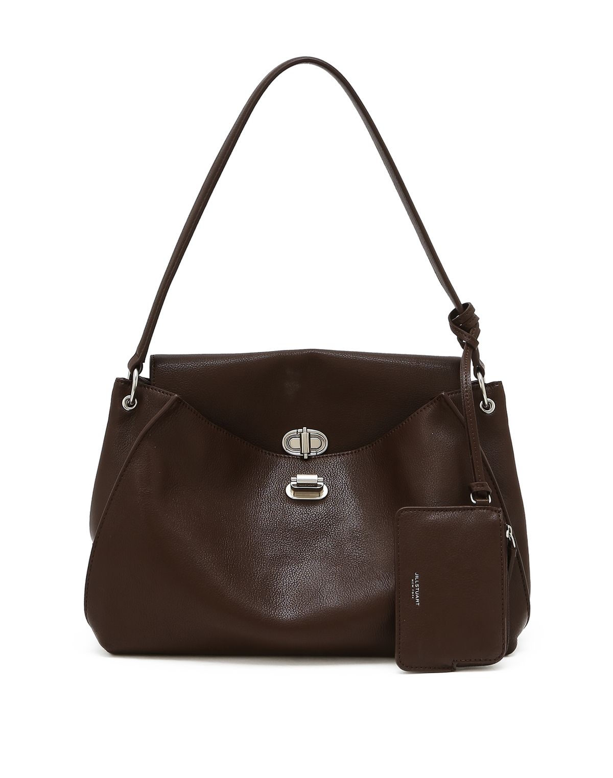 질스튜어트액세서리(JILLSTUART ACC) [AUBE] 가죽 오브 장식 숄더백 M 2color