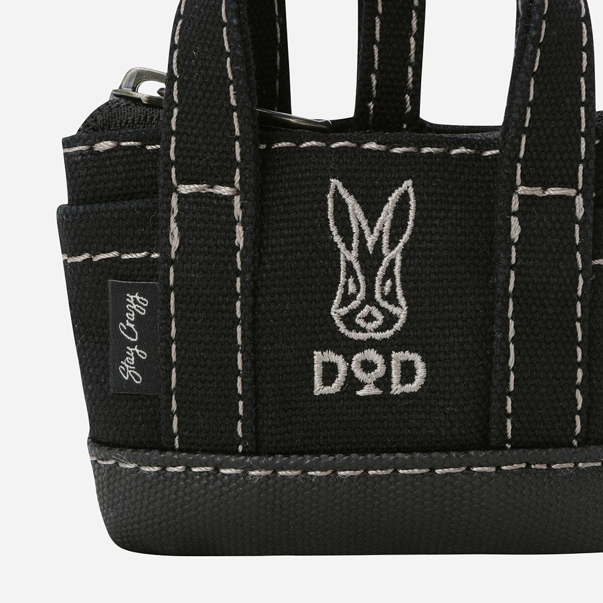 디오디(DOD) 데이 캔버스 미니파우치 키링(BLACK)