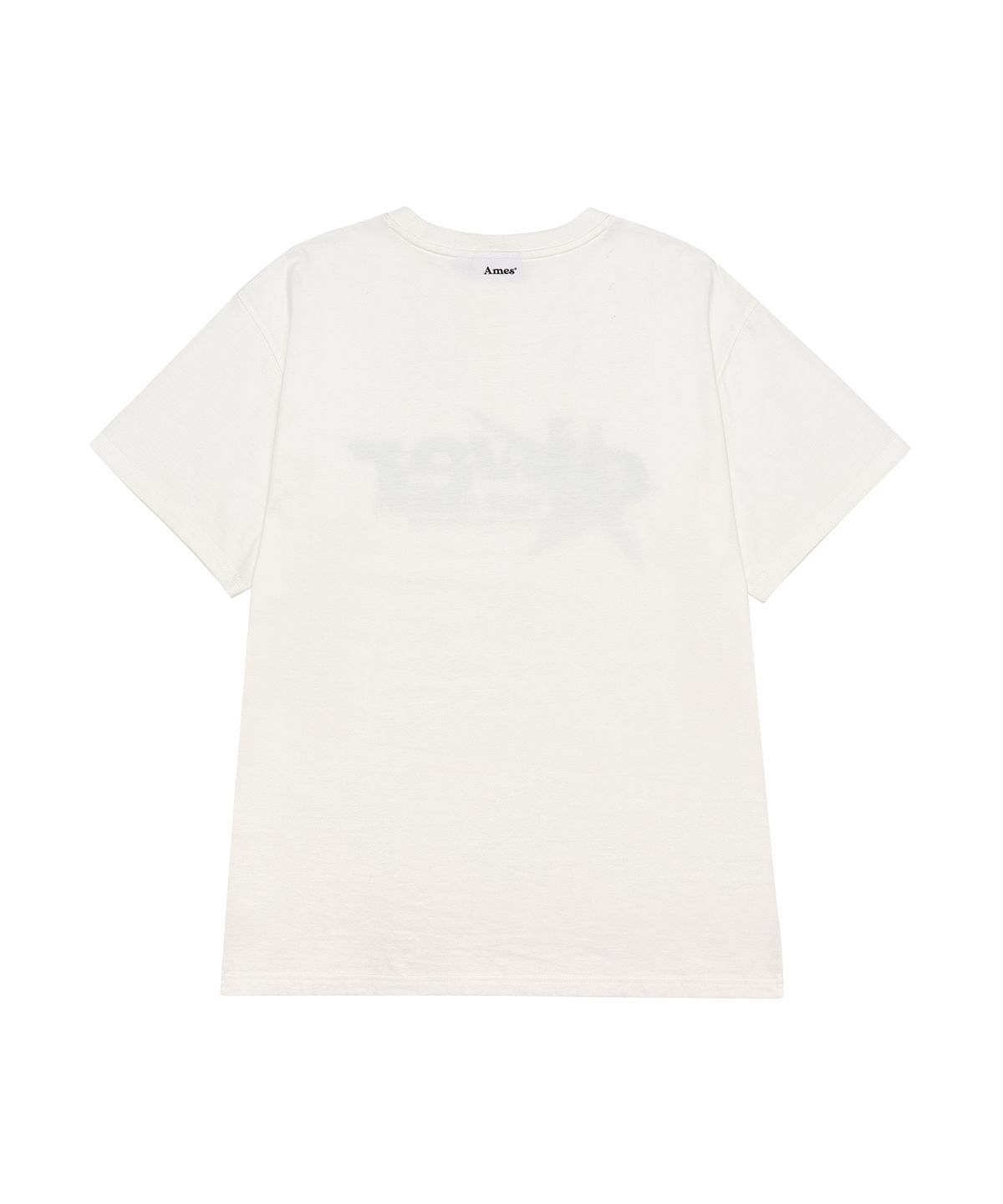 아메스 월드와이드(AMES-WORLDWIDE) QWER VINTAGE STAR TEE WHITE