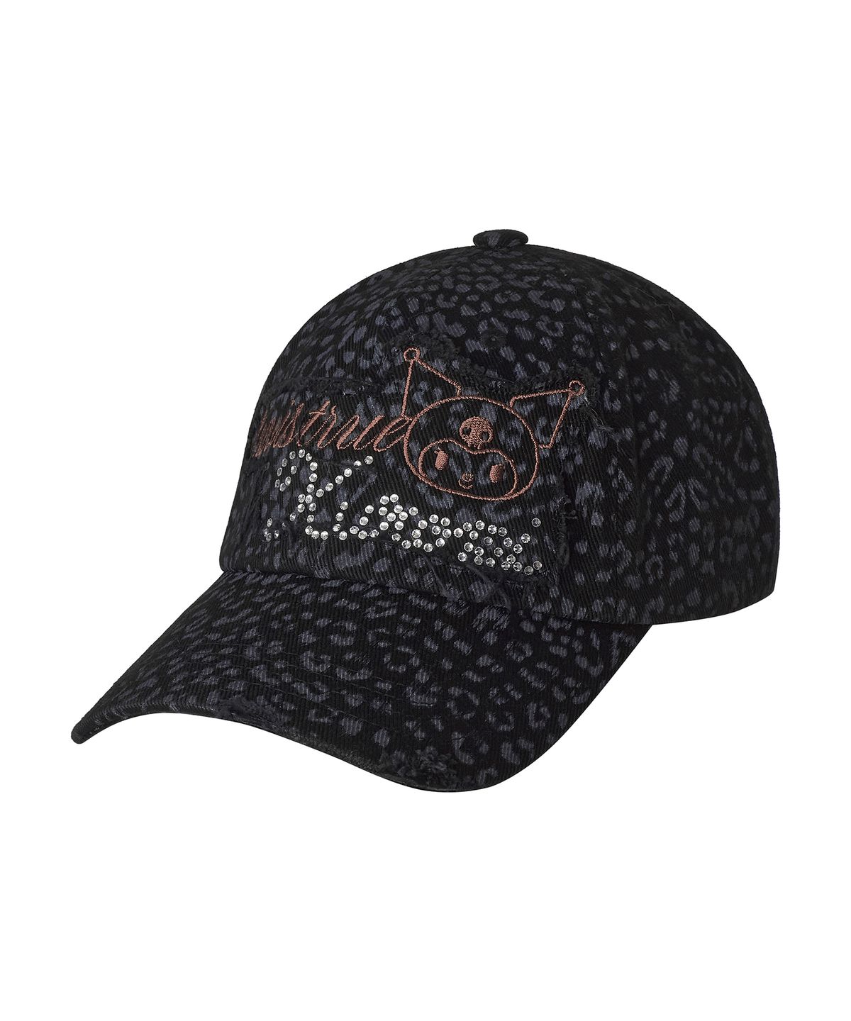 러브이즈트루(LUVISTRUE) [KUROMI] PATCH BALL CAP(BLACK)