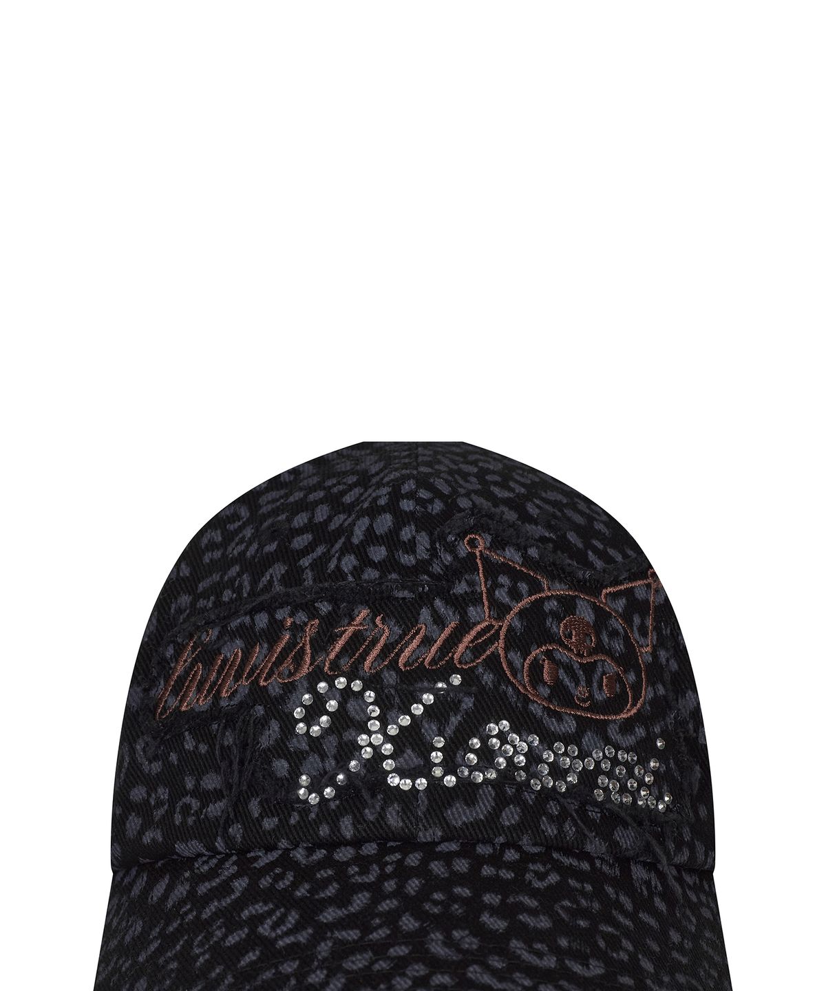 러브이즈트루(LUVISTRUE) [KUROMI] PATCH BALL CAP(BLACK)