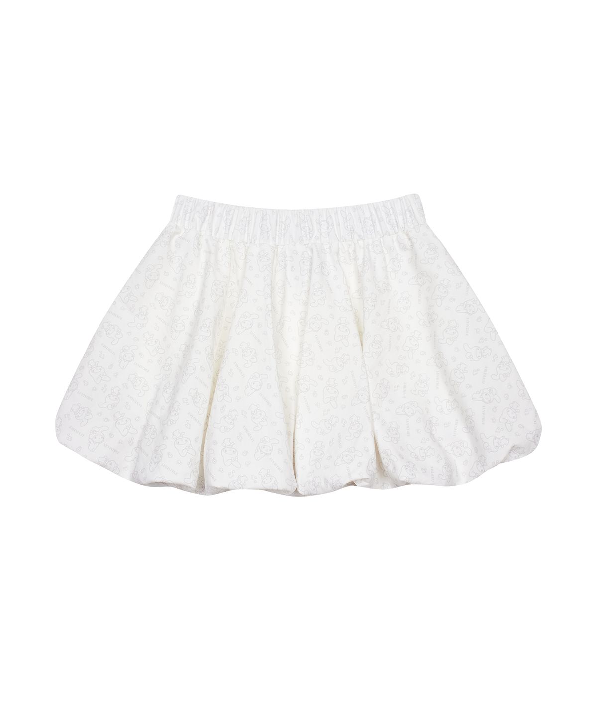 러브이즈트루(LUVISTRUE) [MY MELODY] BALLOON SKIRT(WHITE)