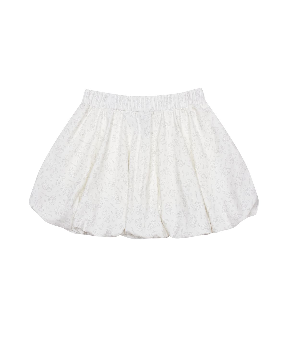러브이즈트루(LUVISTRUE) [MY MELODY] BALLOON SKIRT(WHITE)