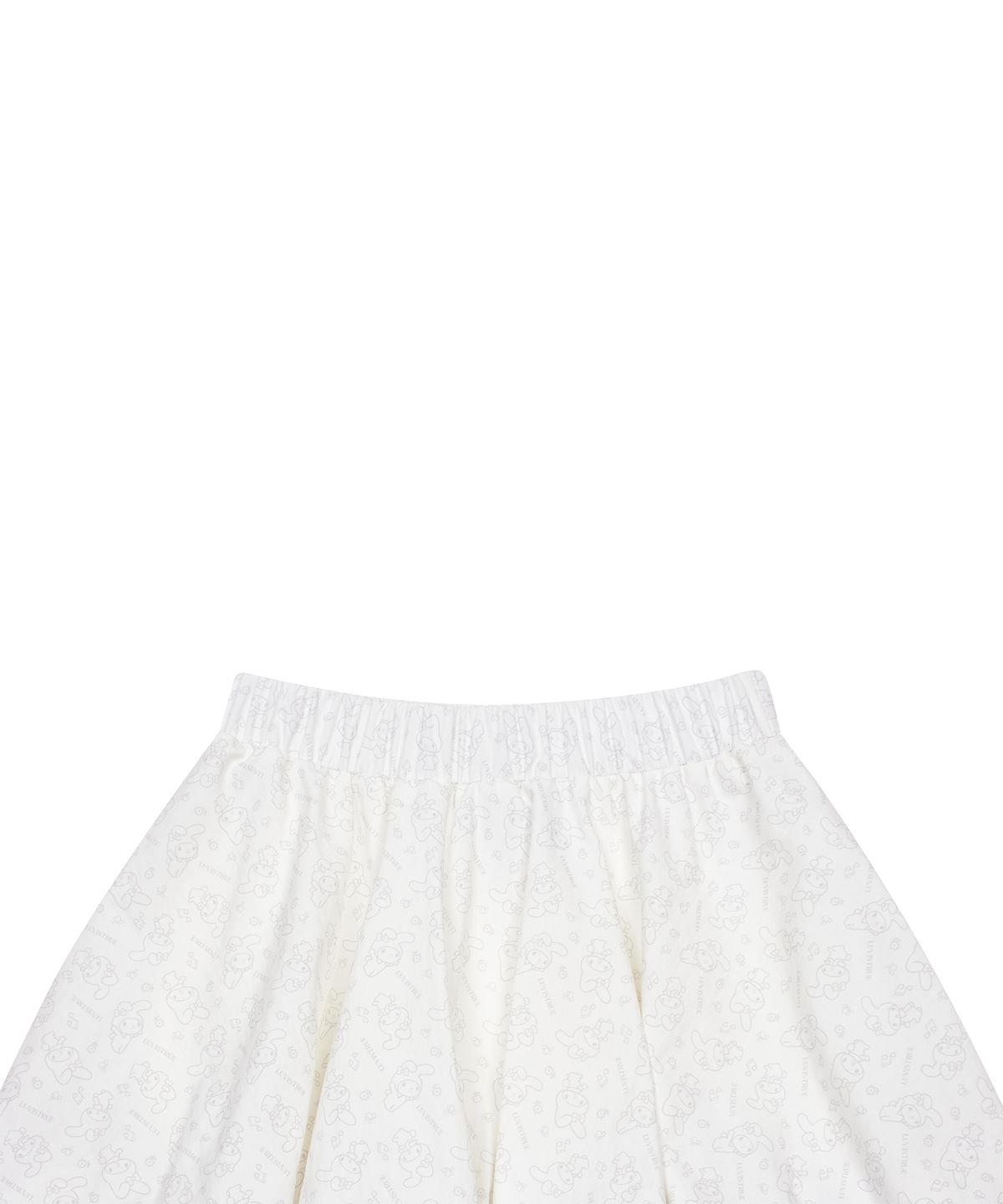 러브이즈트루(LUVISTRUE) [MY MELODY] BALLOON SKIRT(WHITE)