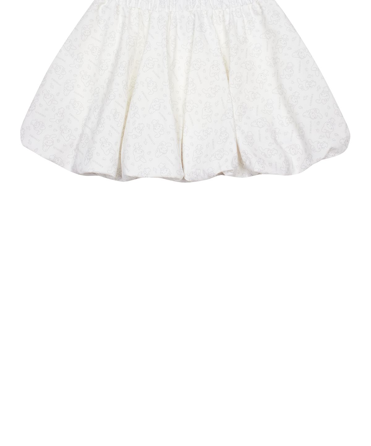 러브이즈트루(LUVISTRUE) [MY MELODY] BALLOON SKIRT(WHITE)