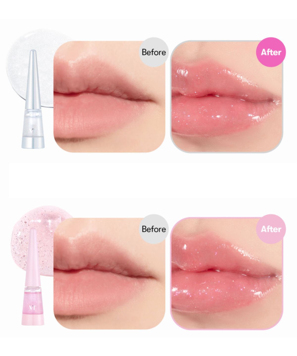 브이티코스메틱(VT COSMETICS) [SET]VT 리들샷 컬러/글리터 립 플럼퍼 2개