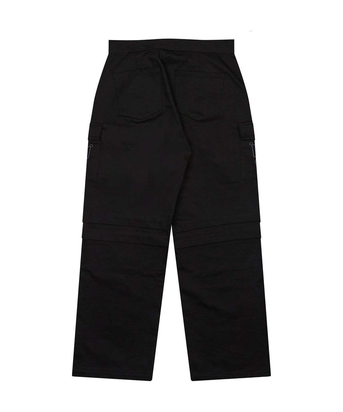 러브이즈트루(LUVISTRUE) [KUROMI] WIDE COTTON PANTS(BLACK)