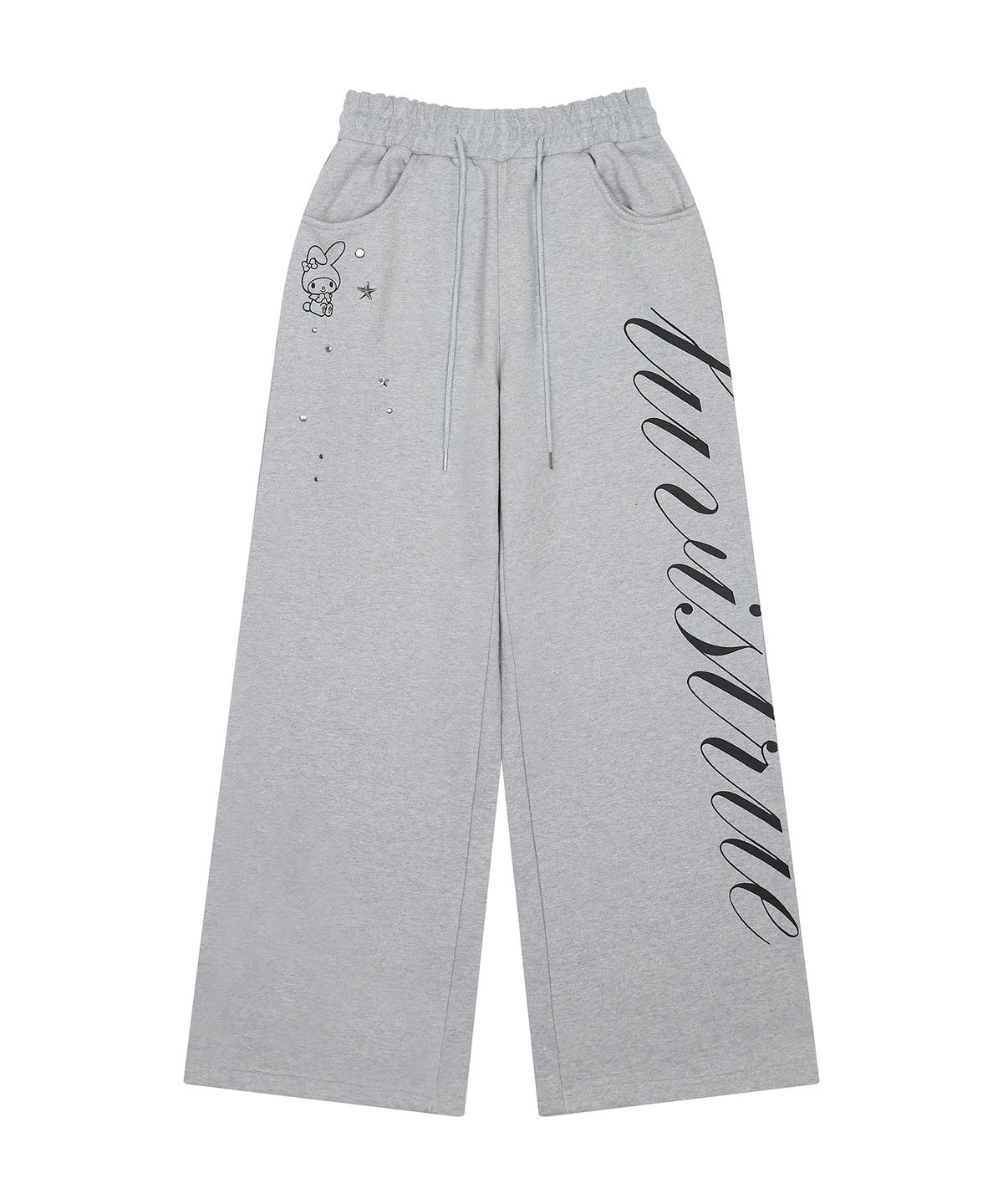 러브이즈트루(LUVISTRUE) [MY MELODY] TRAINING PANTS(GRAY)