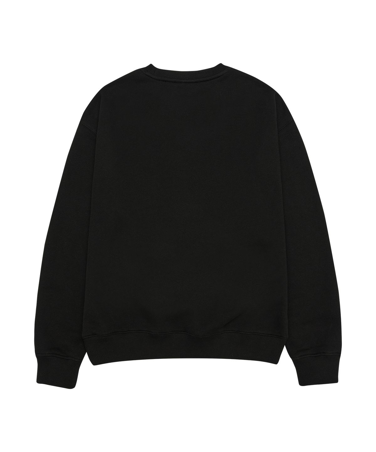 아메스 월드와이드(AMES-WORLDWIDE) QWER BASIC APPLIQUE SWEATSHIRT BLACK