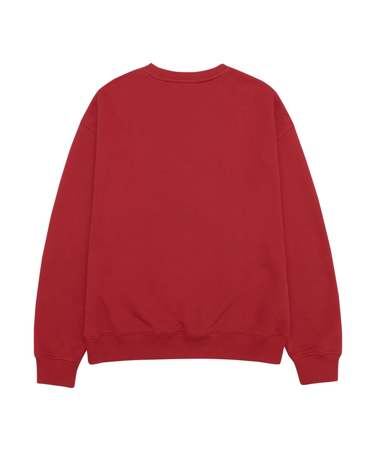 아메스 월드와이드(AMES-WORLDWIDE) QWER BASIC APPLIQUE SWEATSHIRT RED