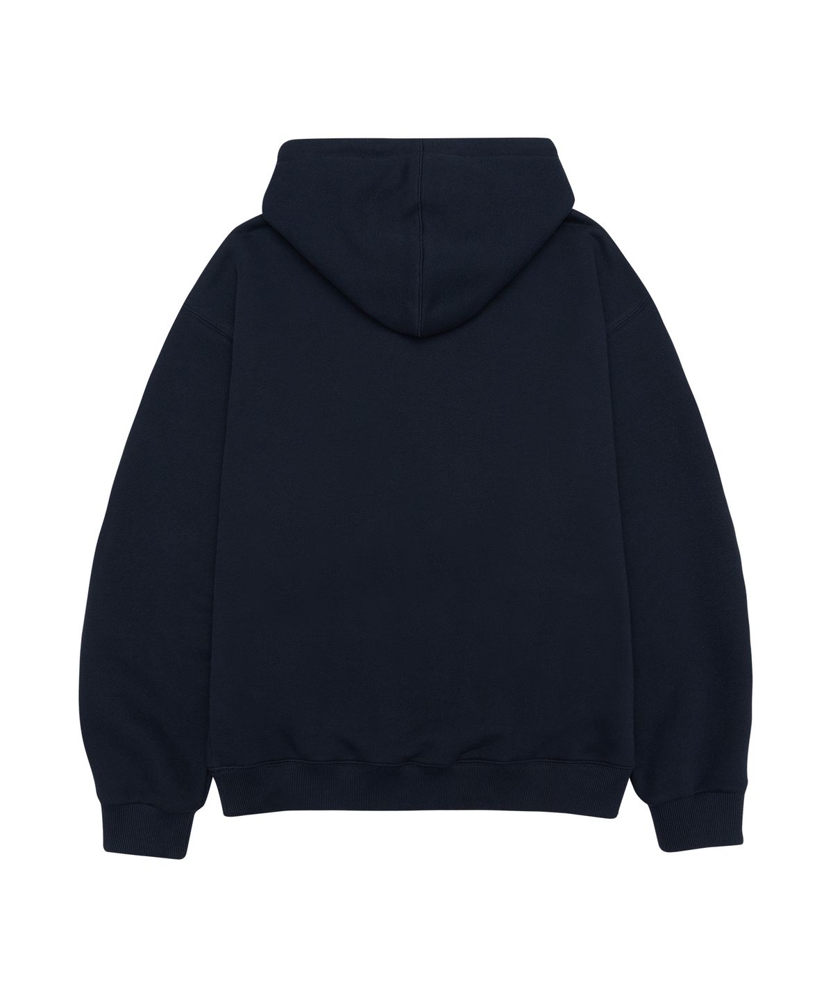 아메스 월드와이드(AMES-WORLDWIDE) QWER BIG TYPO HOODIE NAVY