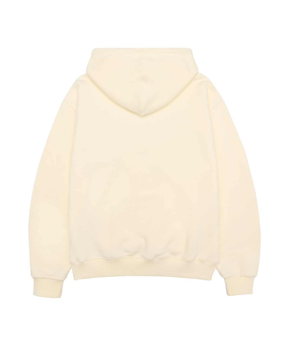 아메스 월드와이드(AMES-WORLDWIDE) QWER BIG TYPO HOODIE CREAM
