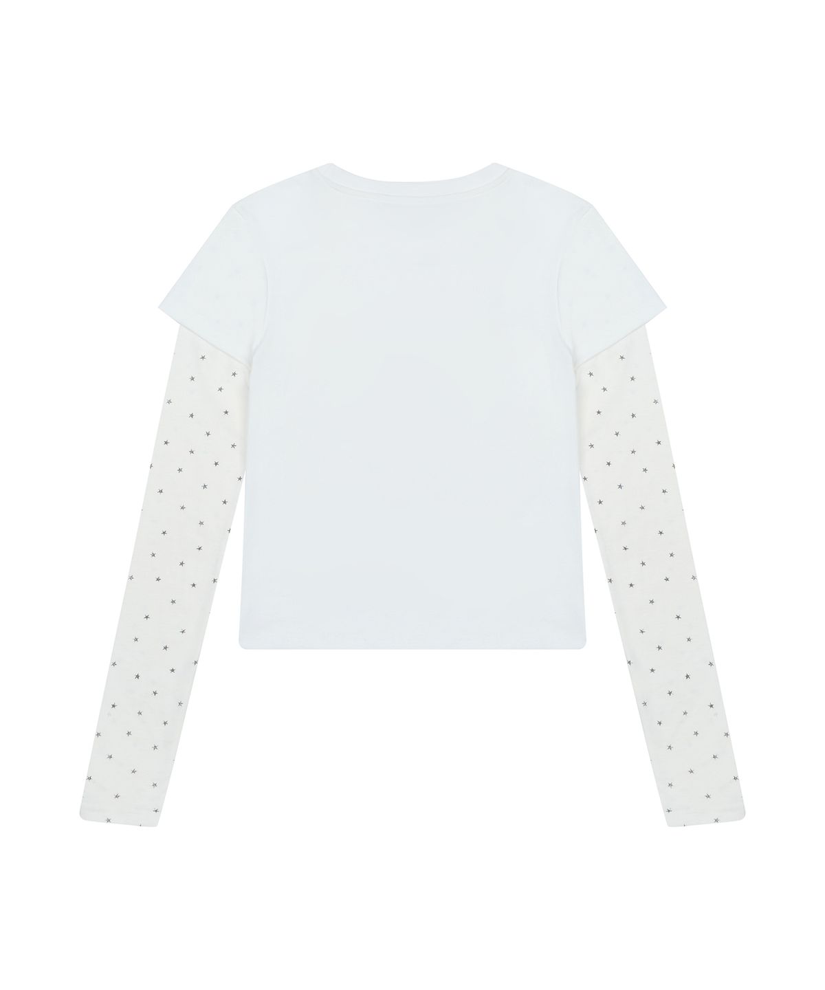 라티젠(LARTIGENT) KUROMI CRYBABY LAYERED T-SHIRT(WHITE)