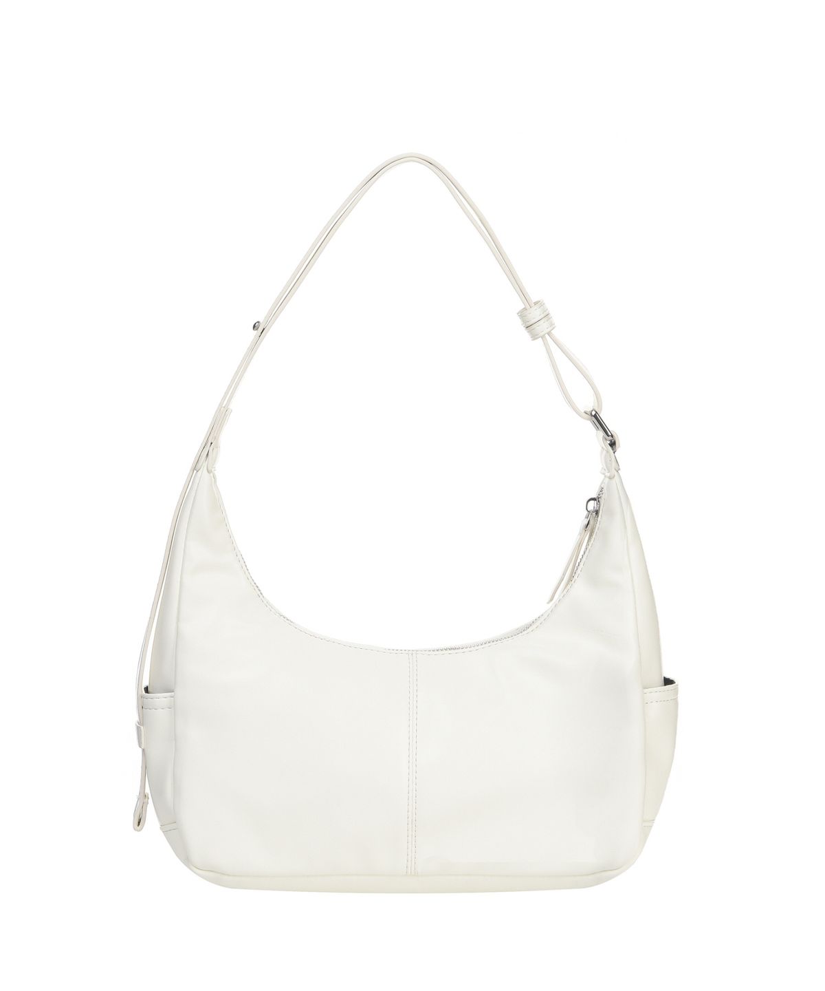 닉앤니콜(NICK&NICOLE) LOGO POCKET HALF SHOULDER BAG_IVORY