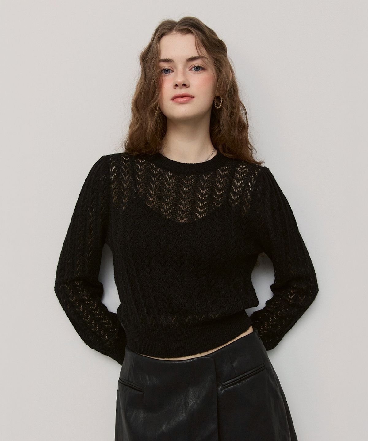 알엠알엔(RMRN) CROCHET VOLUME KNIT