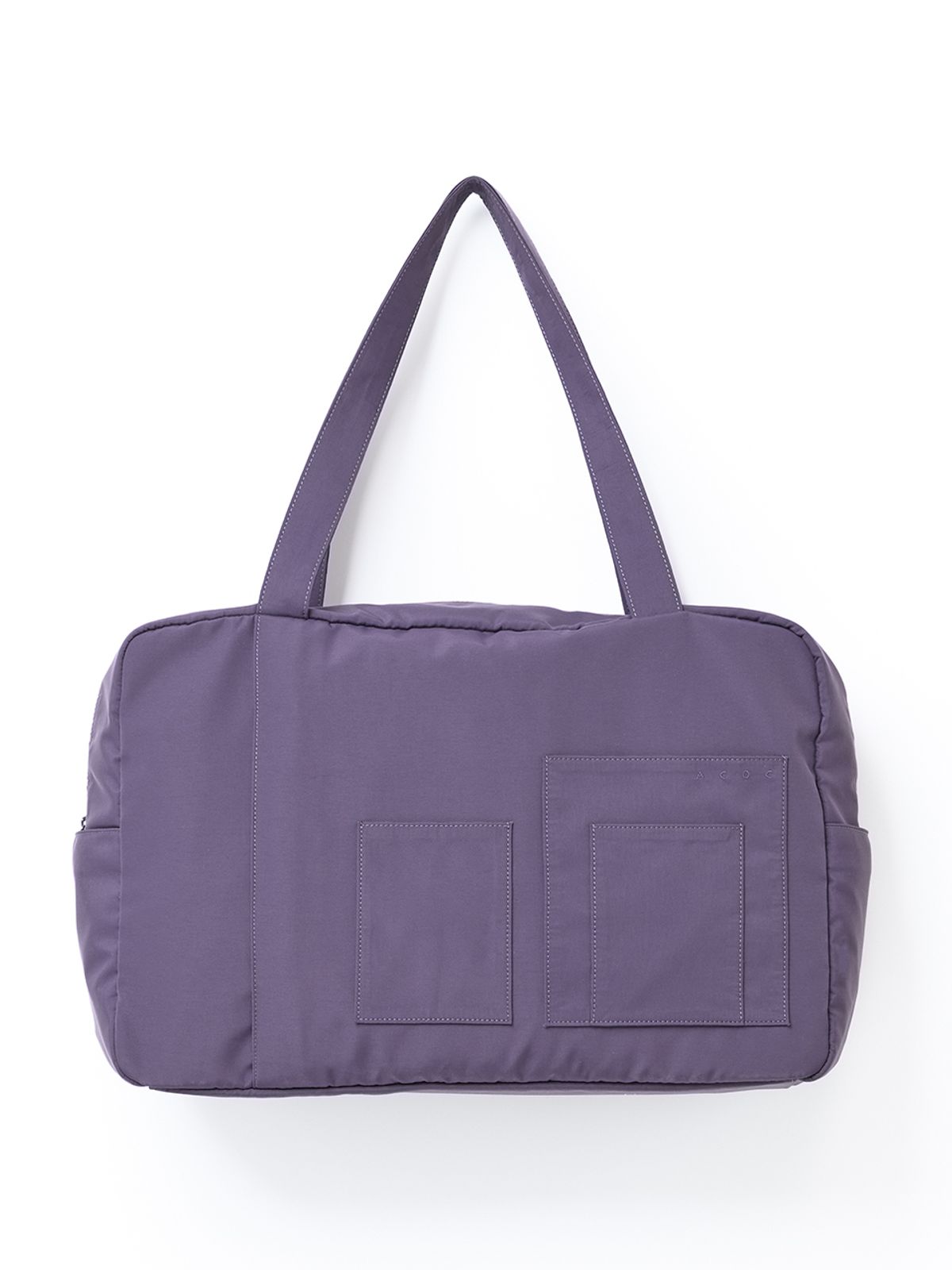 아코크(ACOC) Grid Duffle L Bag_Purple
