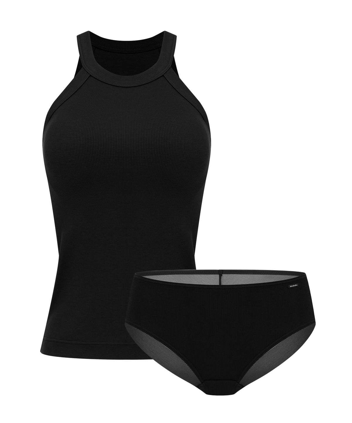 원더브라(WONDERBRA) 볼륨 홀터 브라탑팬티 세트 (3colors)