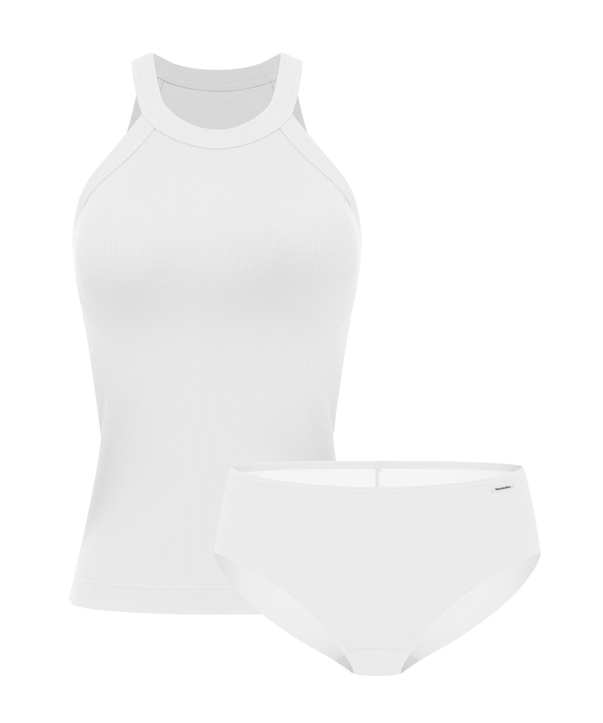 원더브라(WONDERBRA) 볼륨 홀터 브라탑팬티 세트 (3colors)