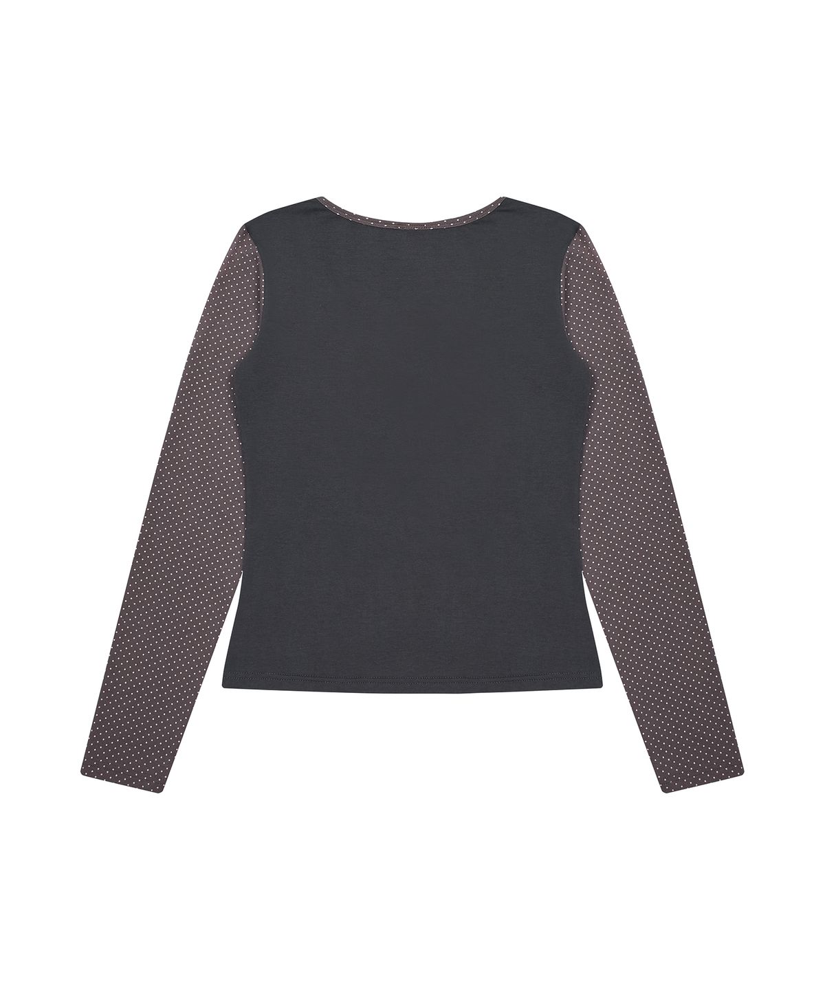 러브이즈트루(LUVISTRUE) [MY MELODY] LONG SLEEVE TEE(CHARCOAL)