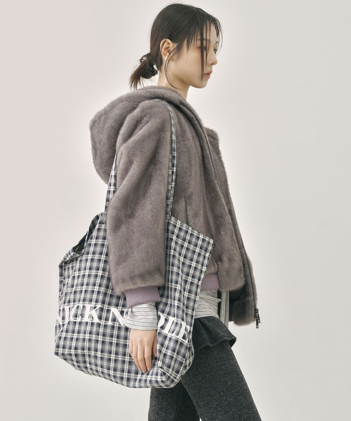 닉앤니콜(NICK&NICOLE) DOUBLE CHECK TWOWAY ECOBAG_NAVY