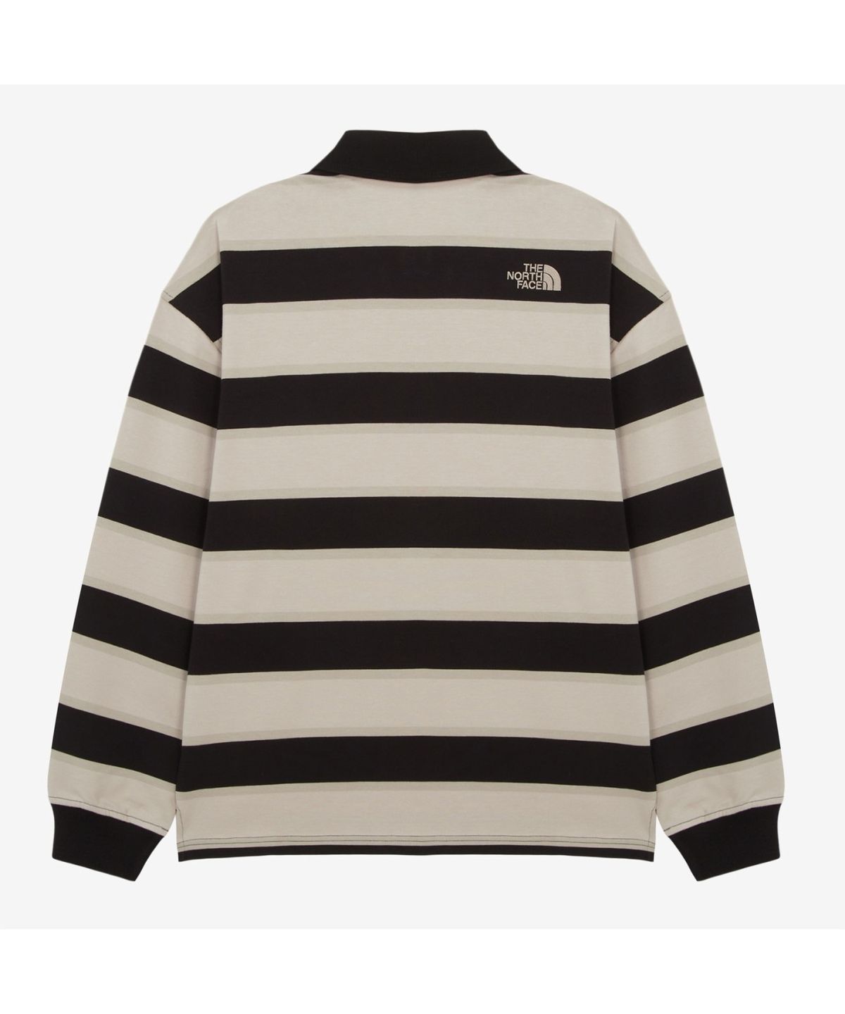 노스페이스(THE NORTH FACE) NT7TR57A 남성 이지온 스트라이프 폴로 티셔츠 BLACK