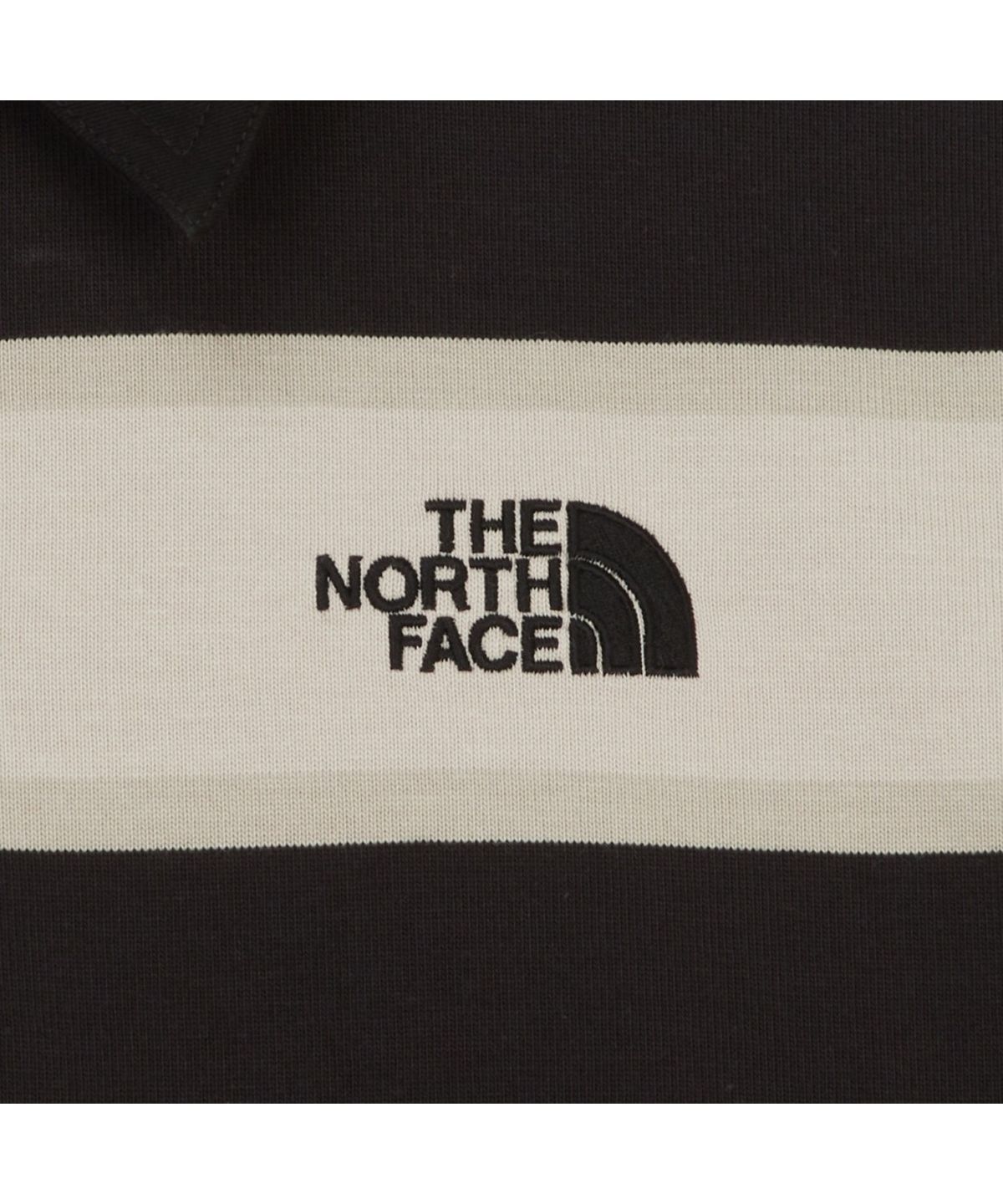 노스페이스(THE NORTH FACE) NT7TR57A 남성 이지온 스트라이프 폴로 티셔츠 BLACK