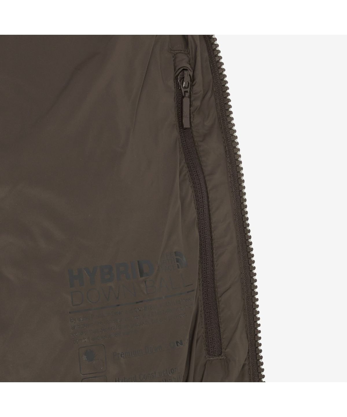 노스페이스(THE NORTH FACE) NJ1DR82C 여성 스포츠 하이브리드 다운 자켓 BROWN