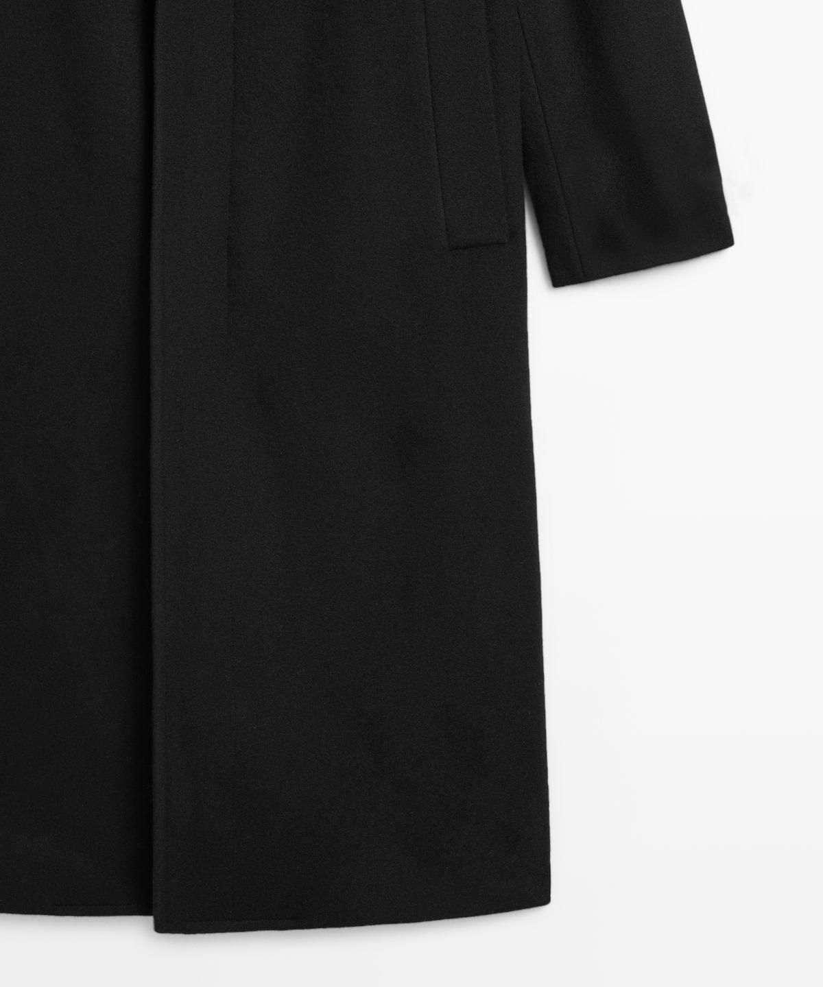 마시모두띠(MASSIMO DUTTI) 울 터틀넥 롱 코트