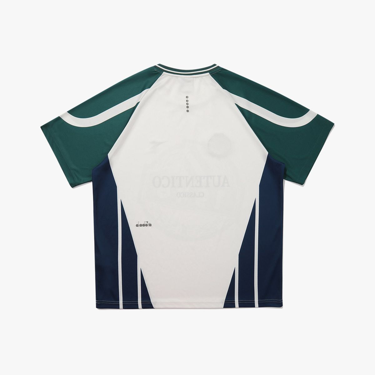 디아도라(diadora) 헤리티지 저지 러닝 반팔 티셔츠 OFF WHITE