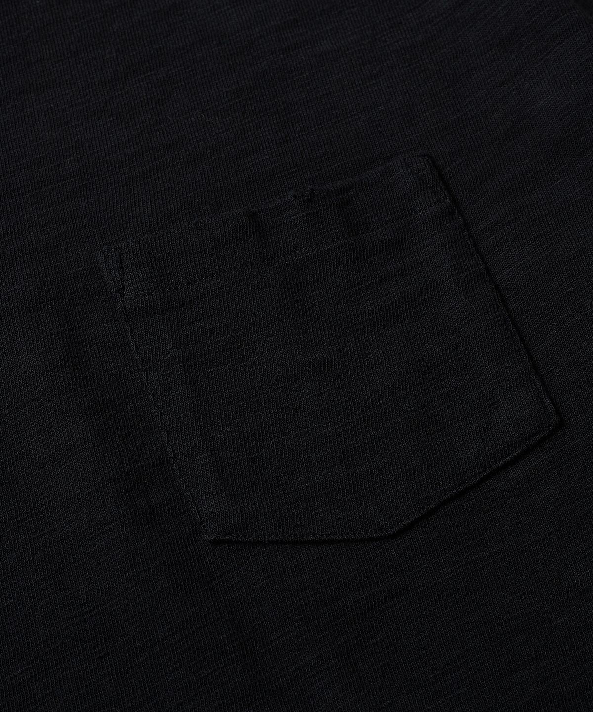 에스파이(ESFAI) WORN SLUB L/S T-SHIRT (BLACK)