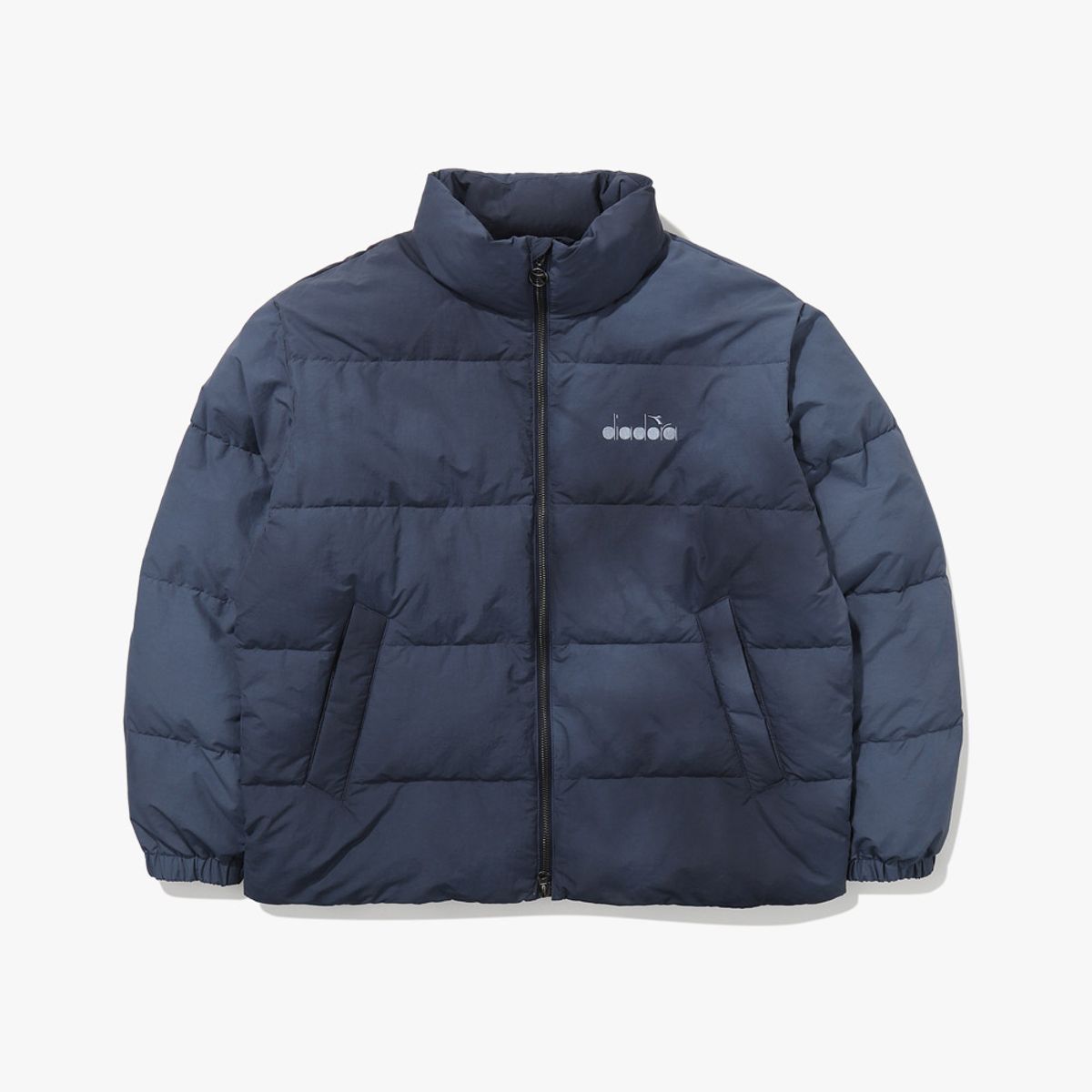 디아도라(diadora) 웨이브다잉 푸퍼 패딩 자켓 DARK BLUE