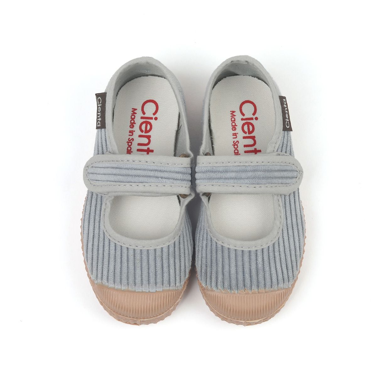 씨엔타 키즈(CIENTA KIDS) 메르세데스 벨크로 틴타도 코듀로이 그레이
