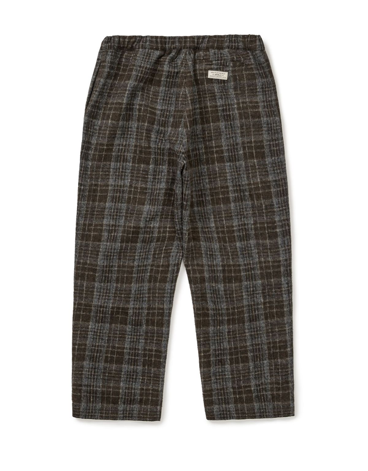 엠엠엘지(MMLG) [Mmlg] PLAID EASY PANTS (BLUE)