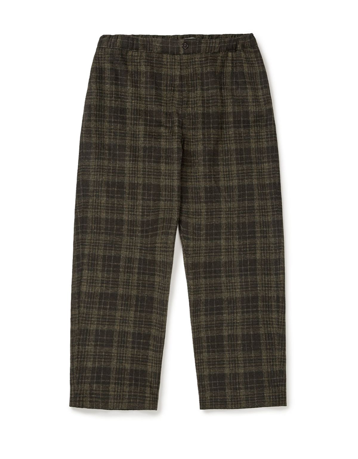 엠엠엘지(MMLG) [Mmlg] PLAID EASY PANTS (BROWN)