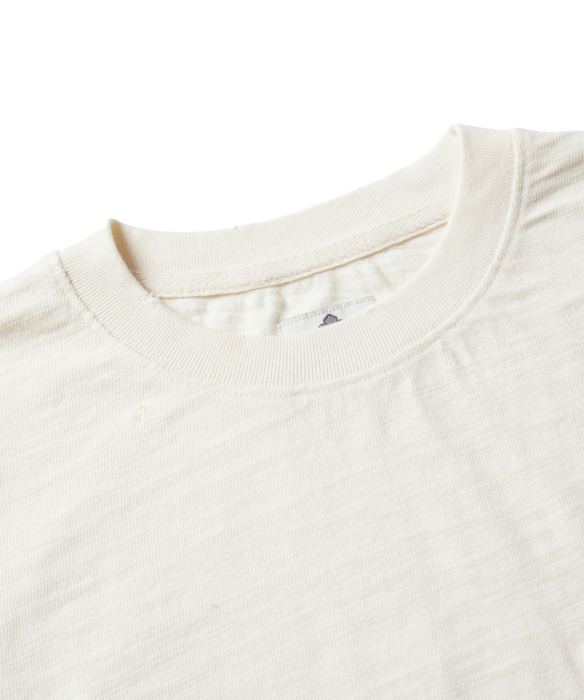 에스파이(ESFAI) WORN SLUB L/S T-SHIRT (OFF WHITE)