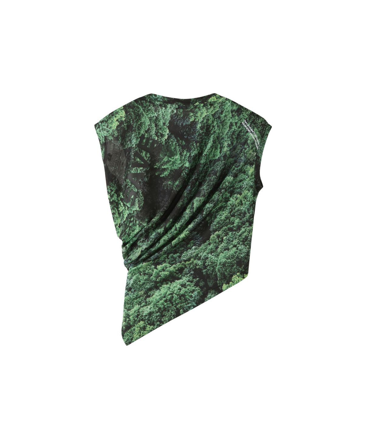 래코드(RECODE) Unbalanced Casual Forest T-Shirts RQTAM23598GRX
