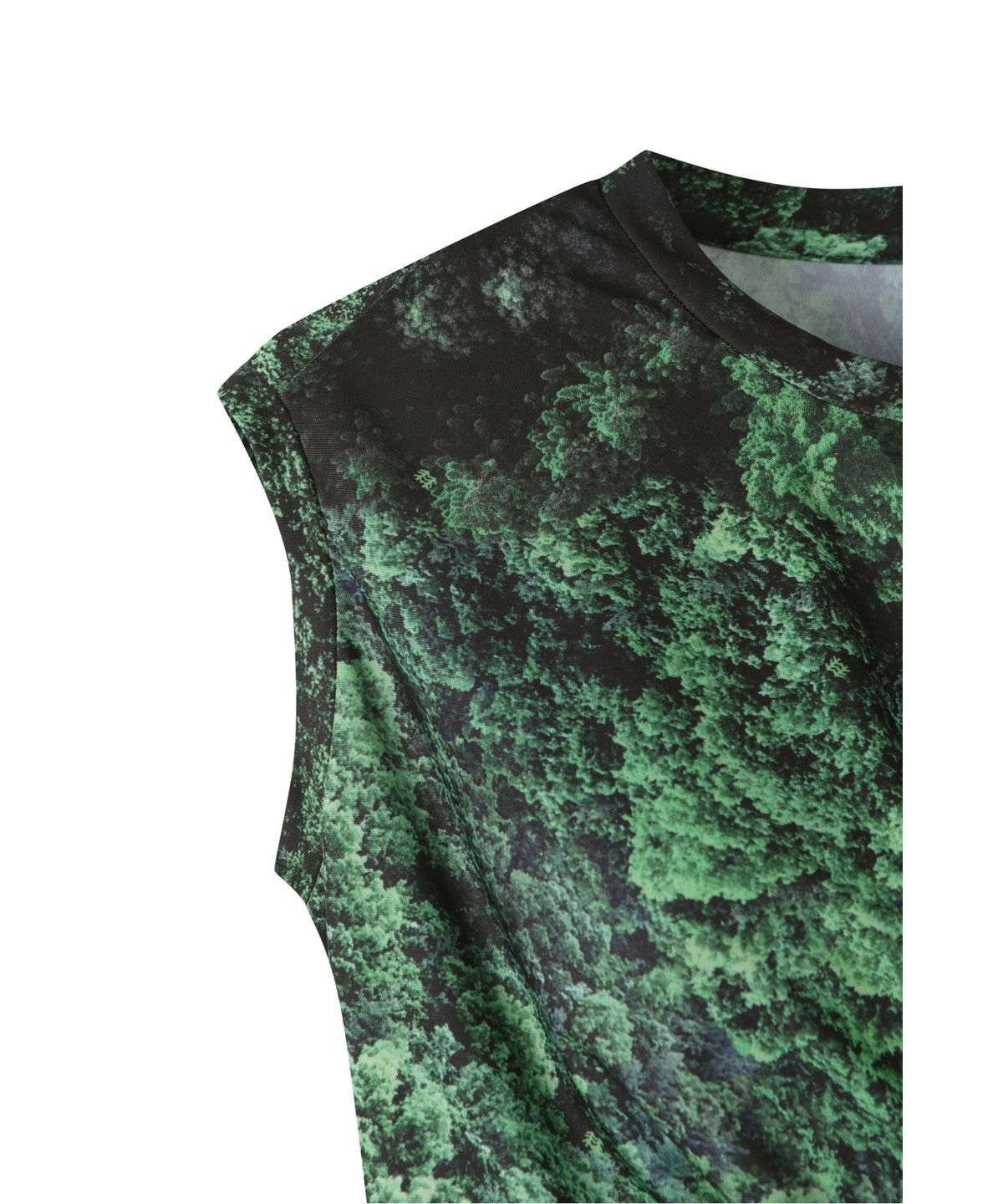 래코드(RECODE) Unbalanced Casual Forest T-Shirts RQTAM23598GRX