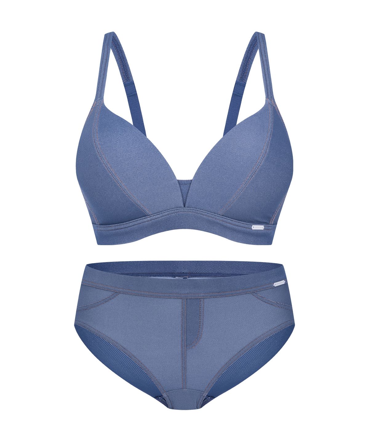 원더브라(WONDERBRA) 데님 브라렛팬티 세트 (2colors)