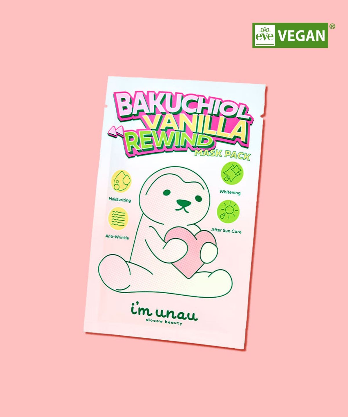 아임우나우(IMUNAU) 아임우나우 바쿠치올 바닐라 리와인드 마스크팩 27ml*5개입