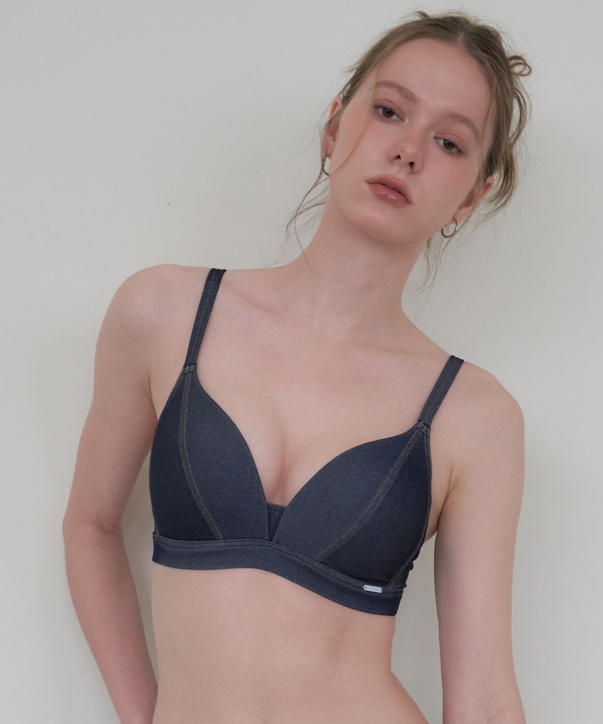 원더브라(WONDERBRA) 데님 브라렛 (2colors)