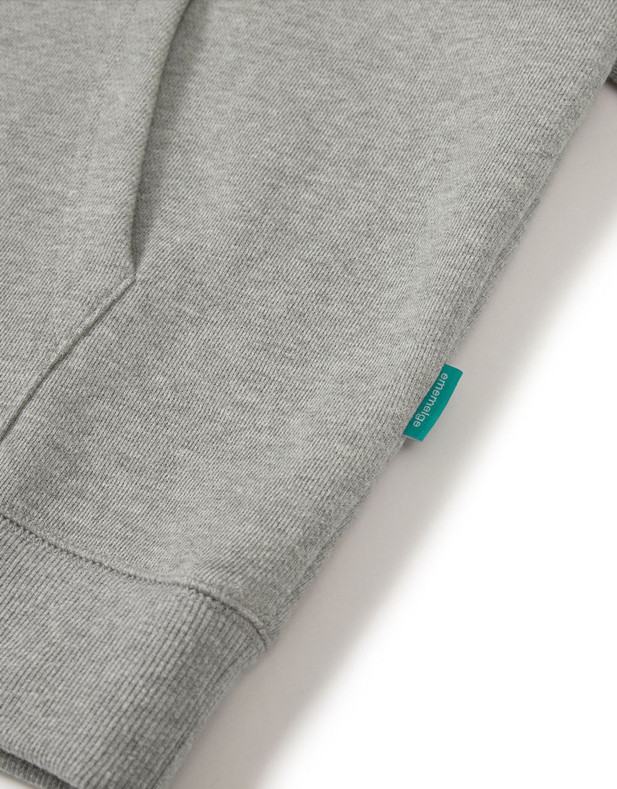 엠엠엘지(MMLG) [Mmlg] MIX Mm APLIQUE HOODIE (EVERY GREY)