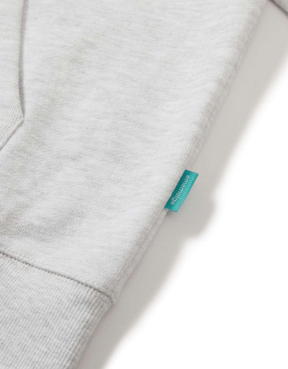 엠엠엘지(MMLG) [Mmlg] CHECK LOGO HOOD ZIP UP (ASH GREY)