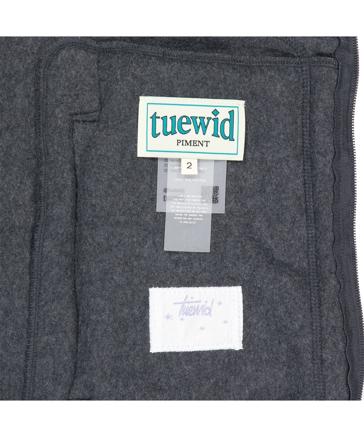 투위드(TUEWID) technician fleece in storm gray
