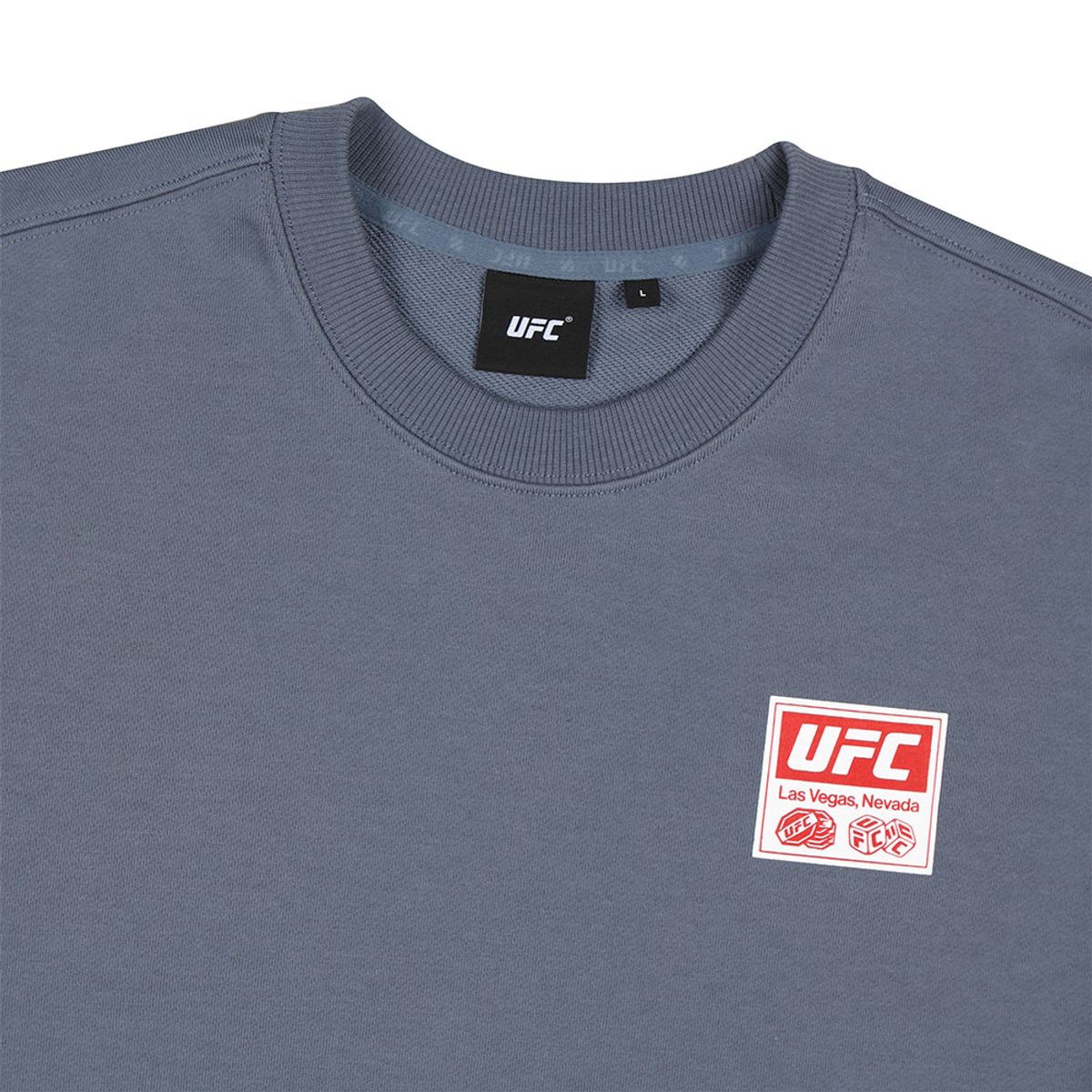 유에프씨 스포츠(UFC SPORT) UFC 웰컴 라스베가스 오버사이즈핏 맨투맨 인디 블루 U2SWW3303IB