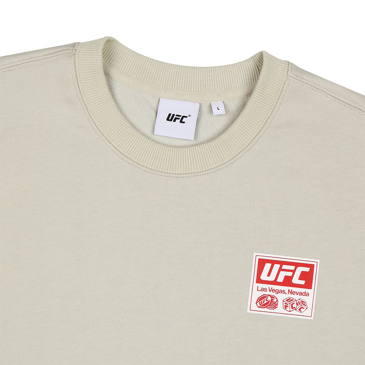 유에프씨 스포츠(UFC SPORT) UFC 웰컴 라스베가스 오버사이즈핏 맨투맨 라이트 올리브 U2SWW3303LL