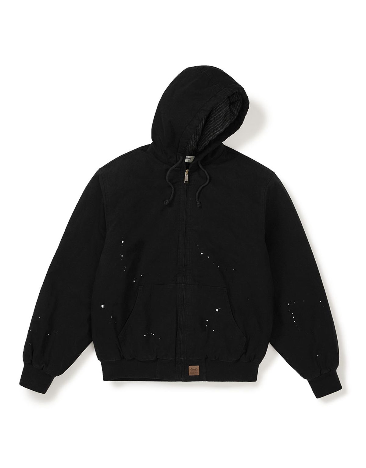 엠엠엘지(MMLG) [Mmlg] WASHED WORKERS HOODIE JACKET (BLACK)