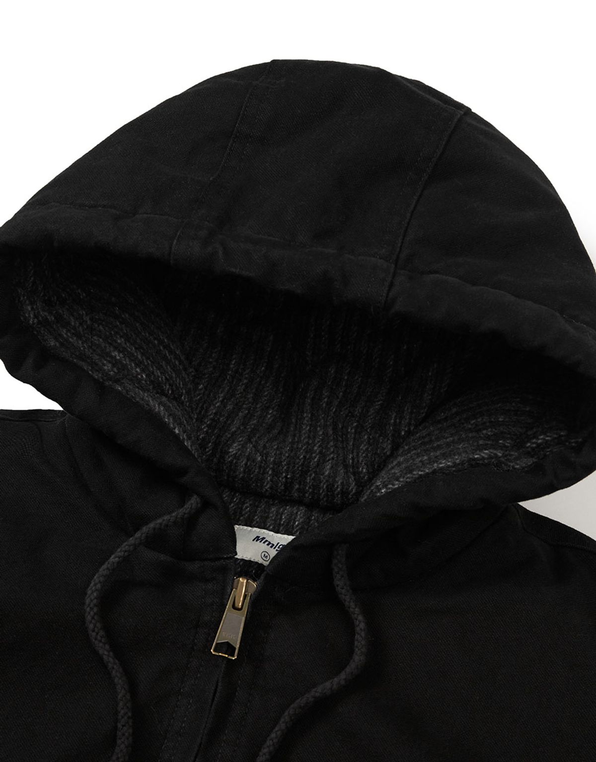 엠엠엘지(MMLG) [Mmlg] WASHED WORKERS HOODIE JACKET (BLACK)
