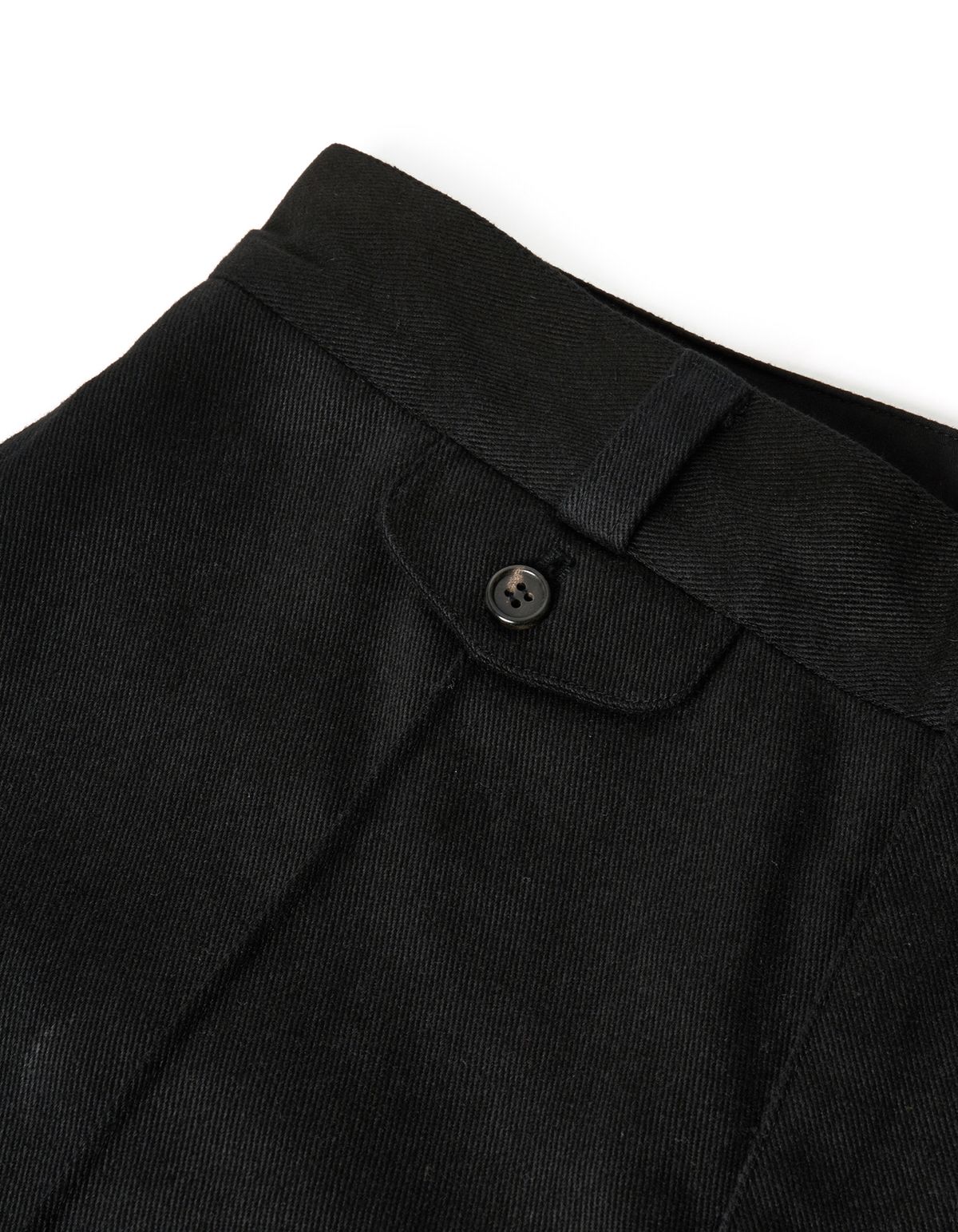 로어즈(LORES) Pintuck Chino Pants - Black