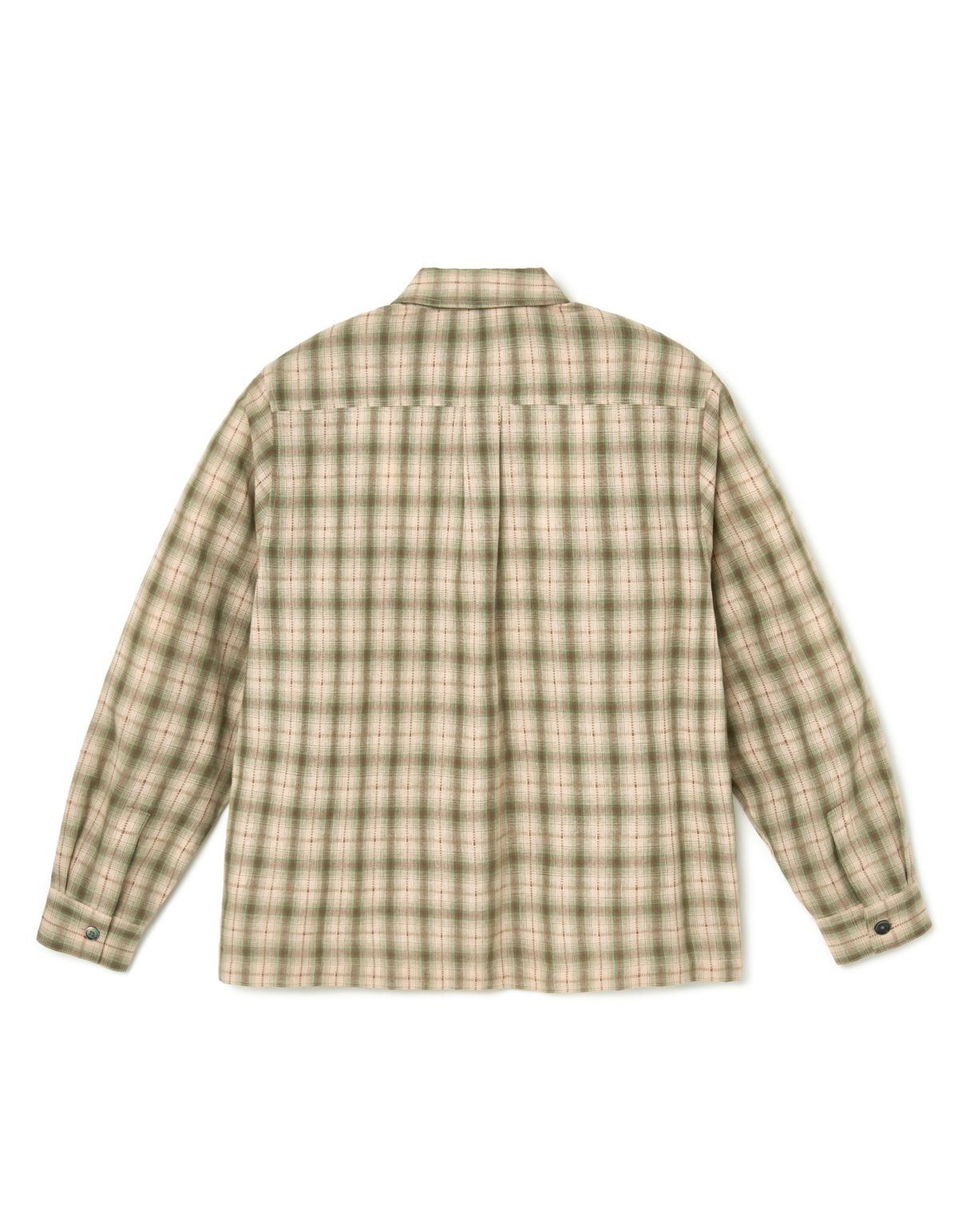 로어즈(LORES) Plaid Cropped Shirts - Brown